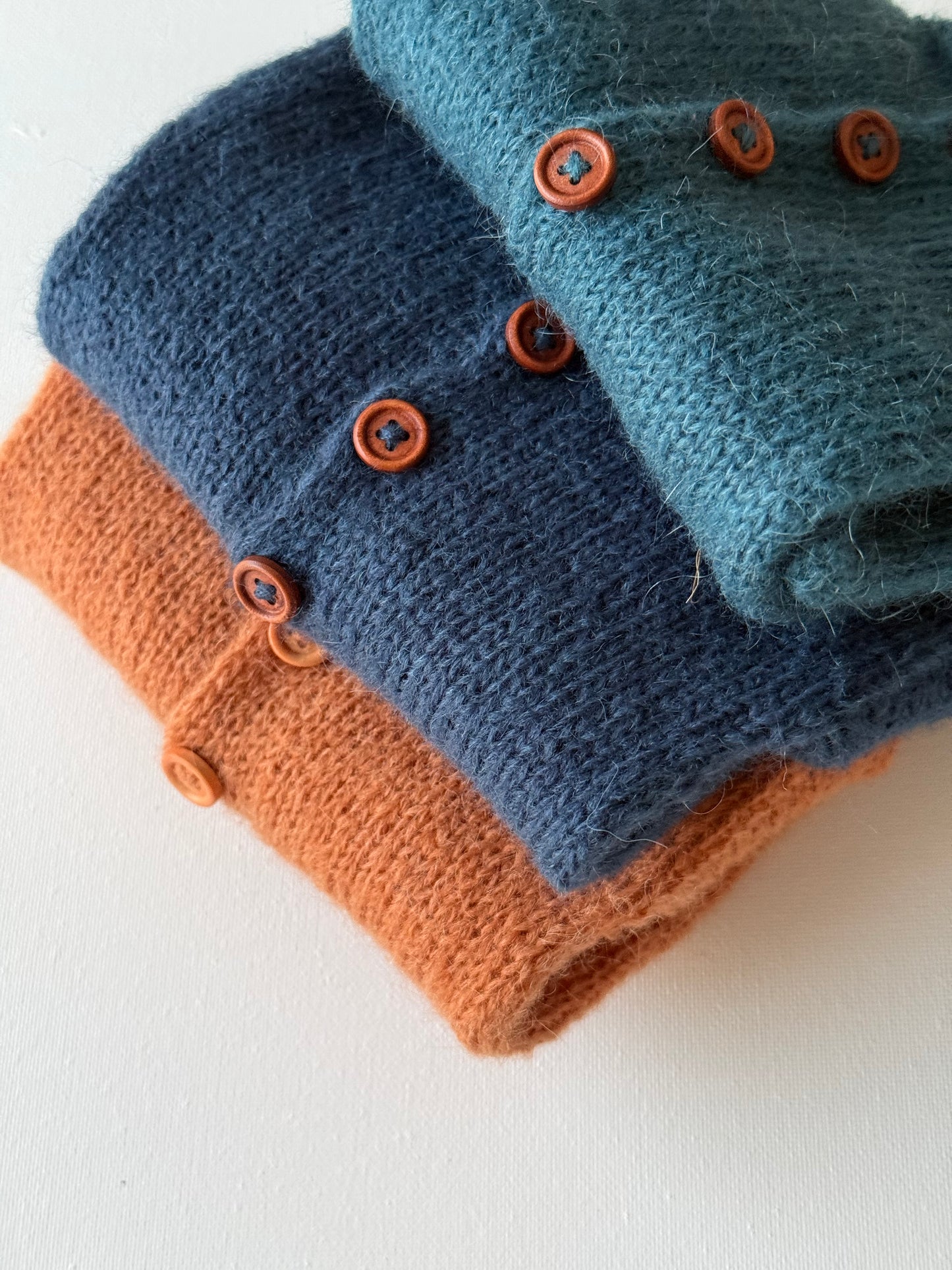Orange - Denim Blue - Teal Blue