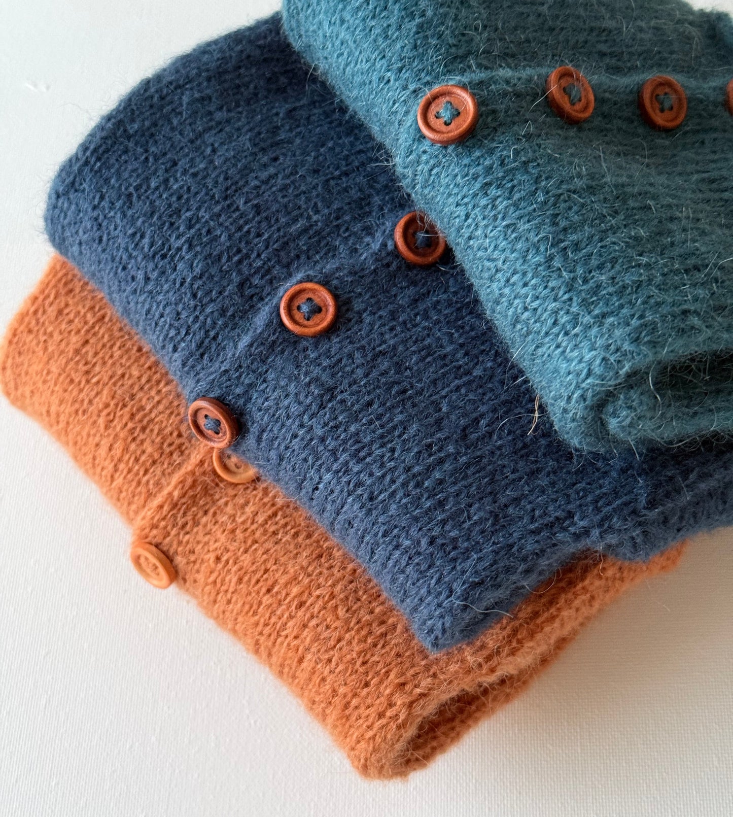 Orange - Denim Blue - Teal Blue