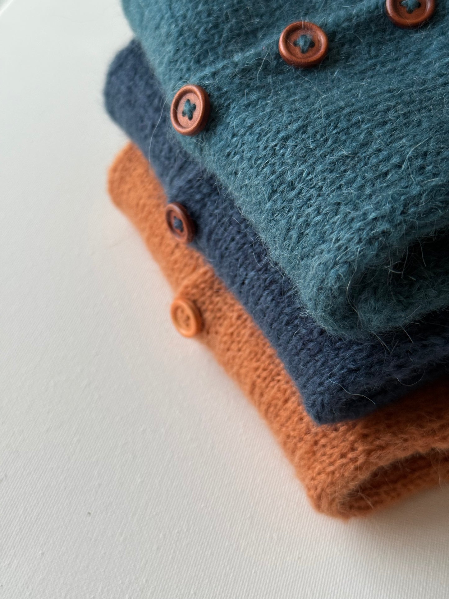 Orange - Denim Blue - Teal Blue