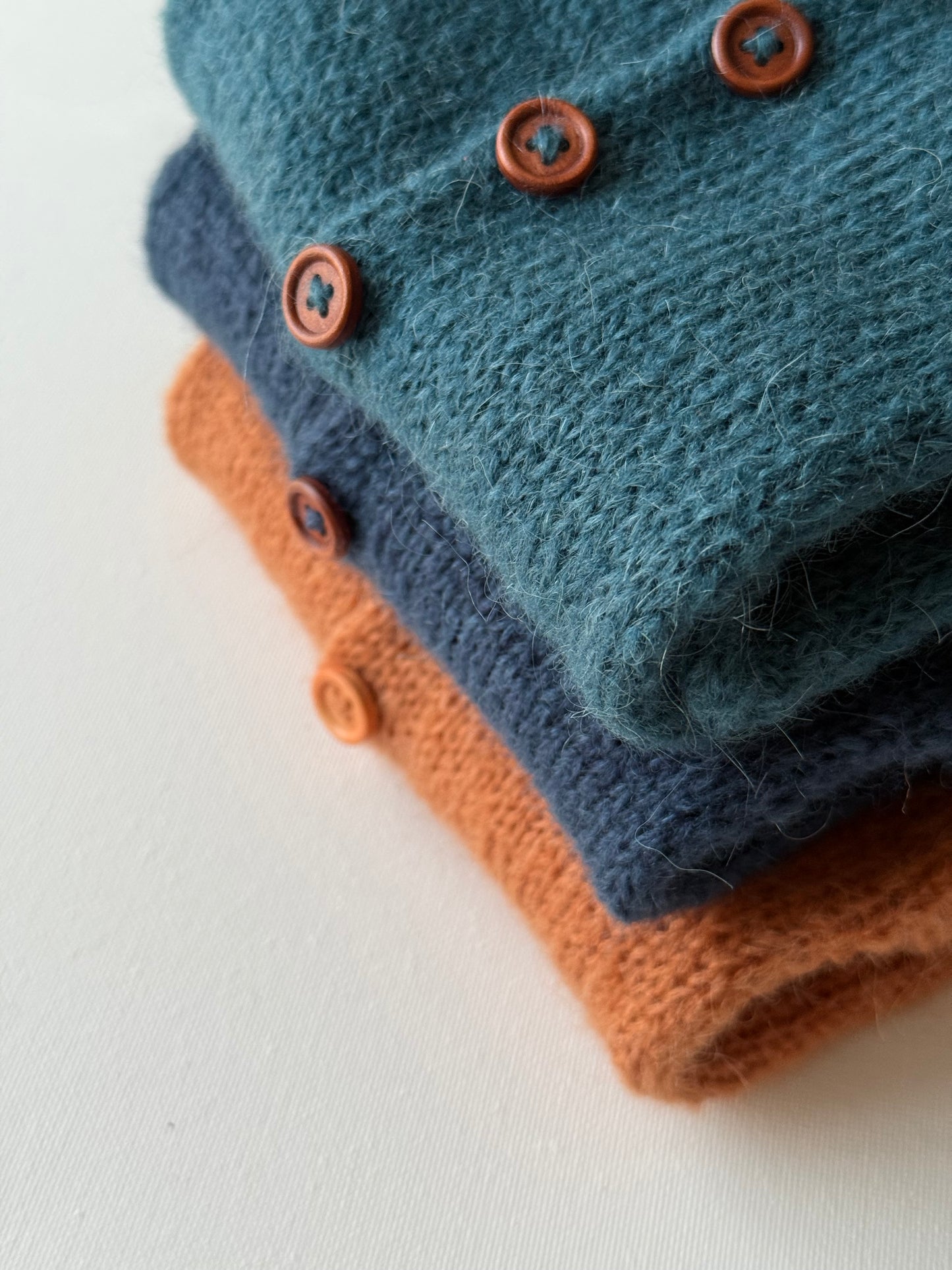 Orange - Denim Blue - Teal Blue