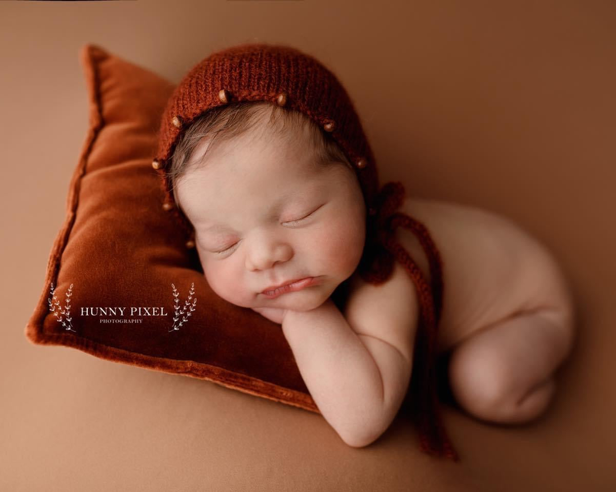 Brushed Mohair Wrap and Beaded Bonnet (+Color)