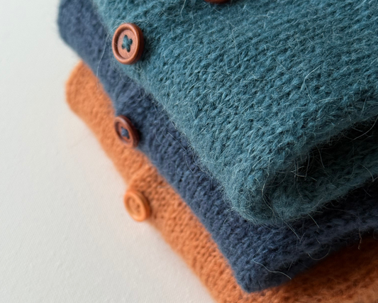 Orange - Denim Blue - Teal Blue
