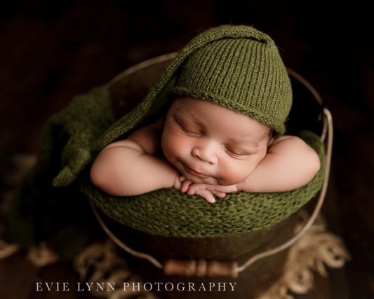 Brushed Mohair Wrap and Sleepy Hat (+Color)