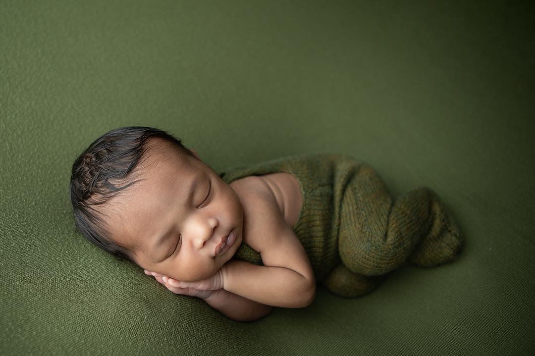 green pine newborn romper uffstore